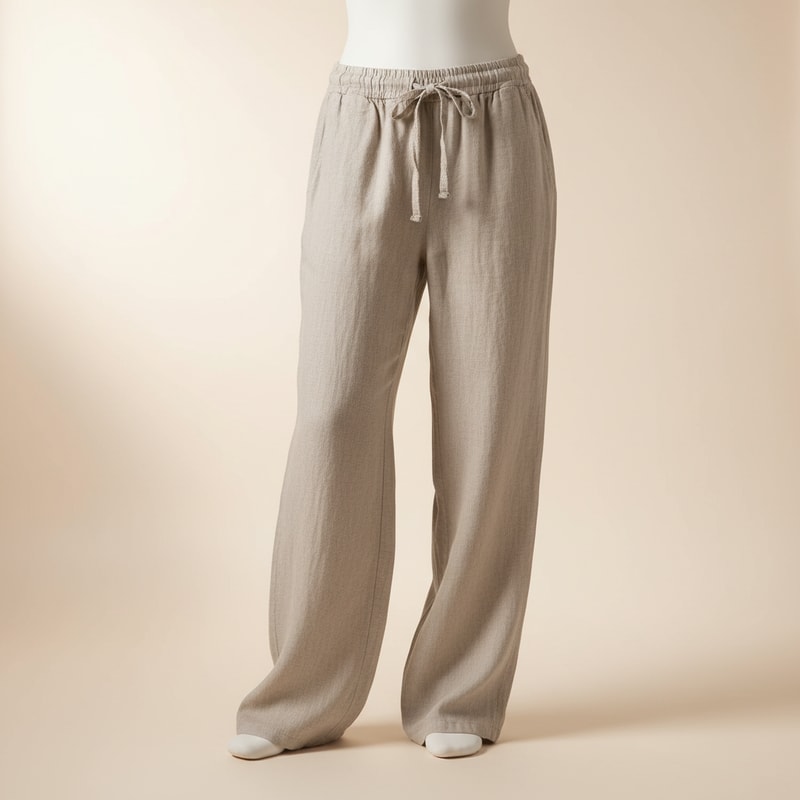 Mes Anges Relaxed Fit Linen Pants