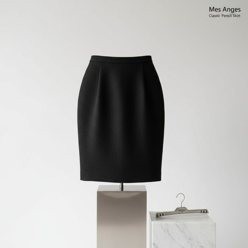 Mes Anges Classic Pencil Skirt