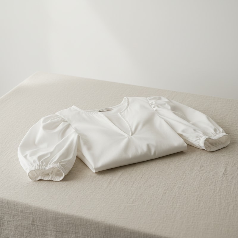 Mes Anges French Puff Sleeve Shirt