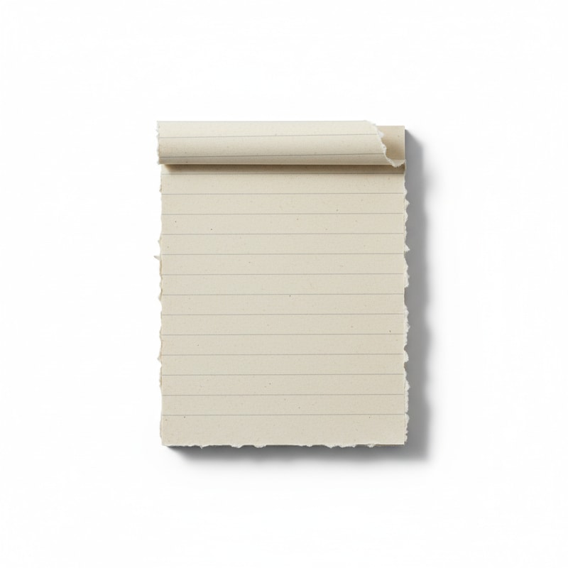 Matte Finish Recycled Paper Memo Pads Lined