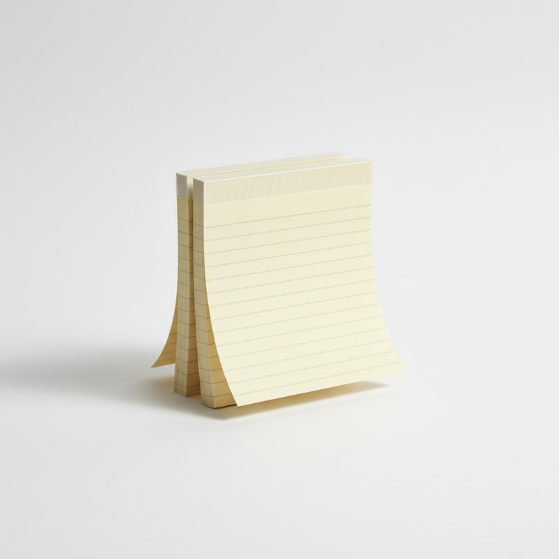 Repositionable Lined Memo Pads for Daily Reminders