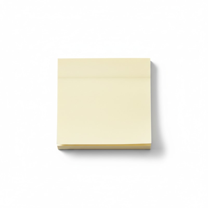 Smooth Writing Unlined Sticky Notes 4x4 Inch