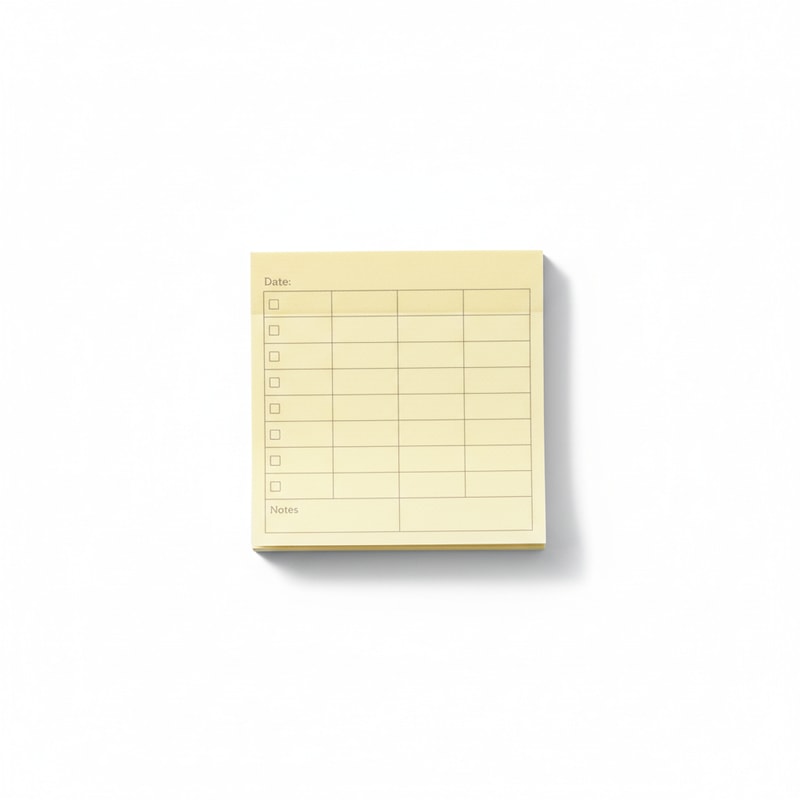 Daily Planner Insert Sticky Notes with To-Do List