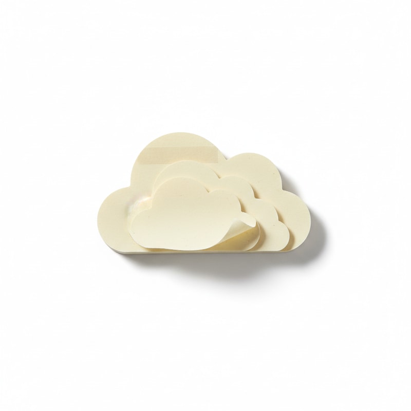 Cloud Shaped Sticky Notes for Creative Thoughts