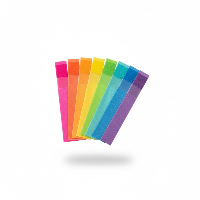 Index Sticky Tabs in Vibrant Assorted Colors