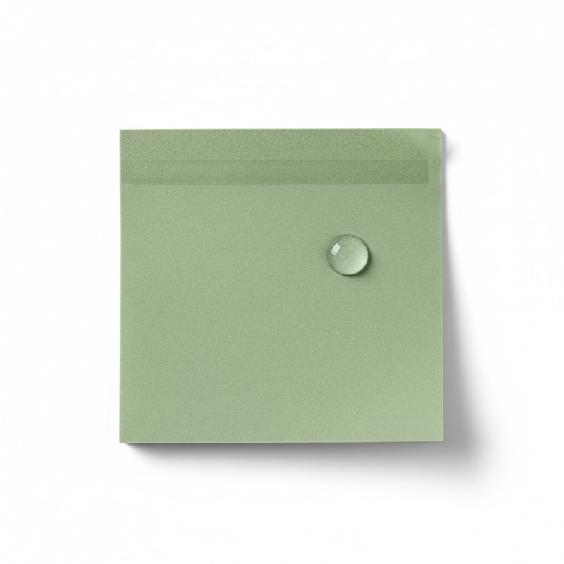 Durable Waterproof Sticky Notes for Outdoor Use