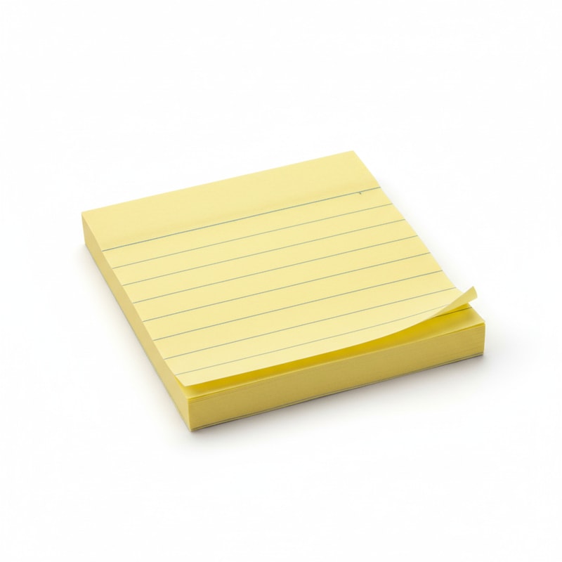 Standard 3x3 Inch Lined Sticky Notes Bulk Supply