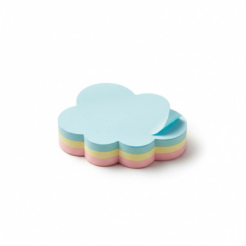 Cute Cloud Shaped Planner Sticky Notes