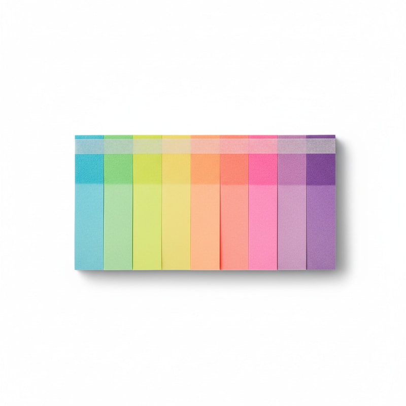 Gradient Color Self-Stick Reminder Pads for Planners