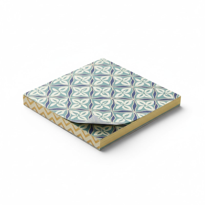 Designer Patterned Self-Stick Notes for Gifting