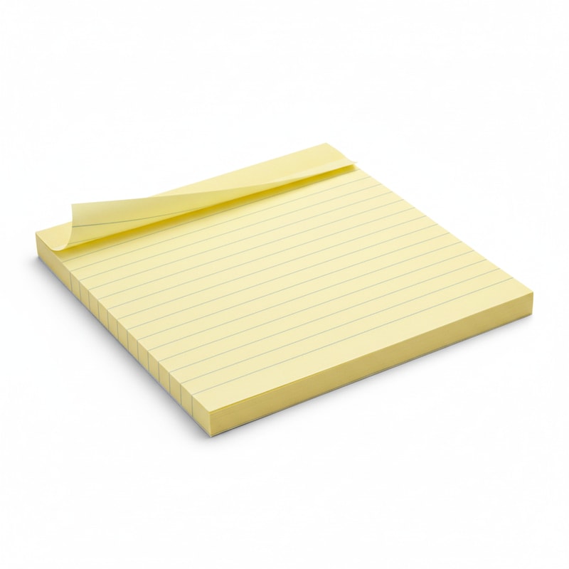Large Ruled Sticky Notes for Extensive List Making