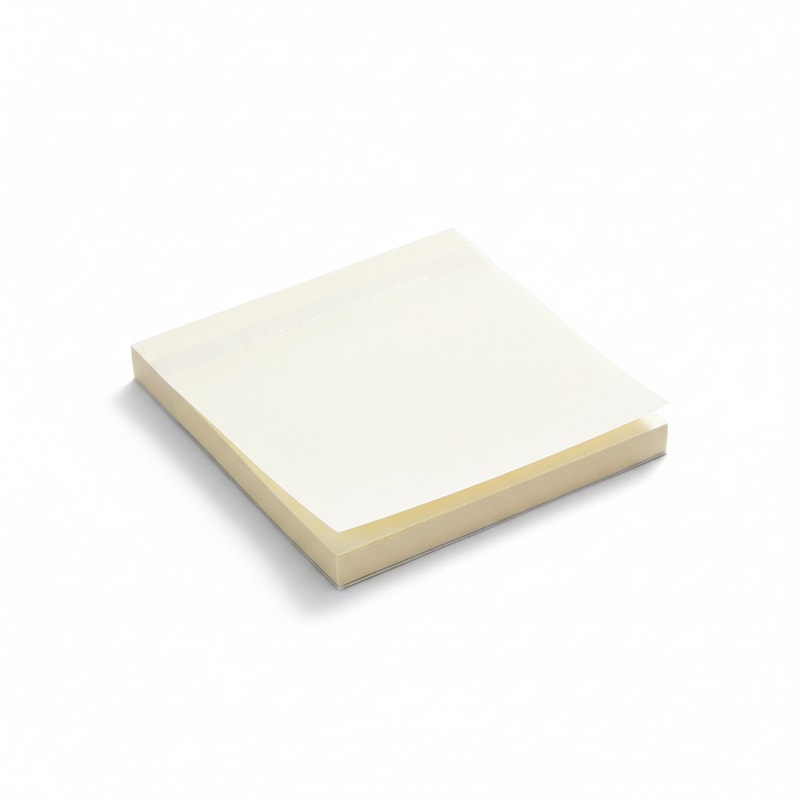 Minimalist Clear Sticky Notes for Document Annotation