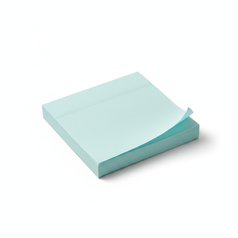 Pastel Blue Square Sticky Notes 2x2 Inch