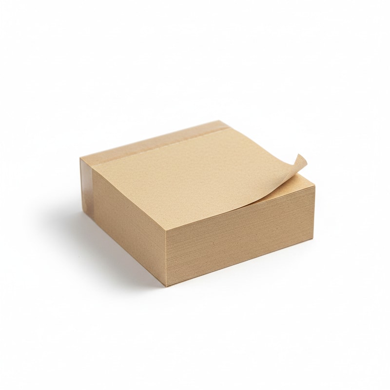 Kraft Paper Tear-Off Memo Block with Strong Adhesive