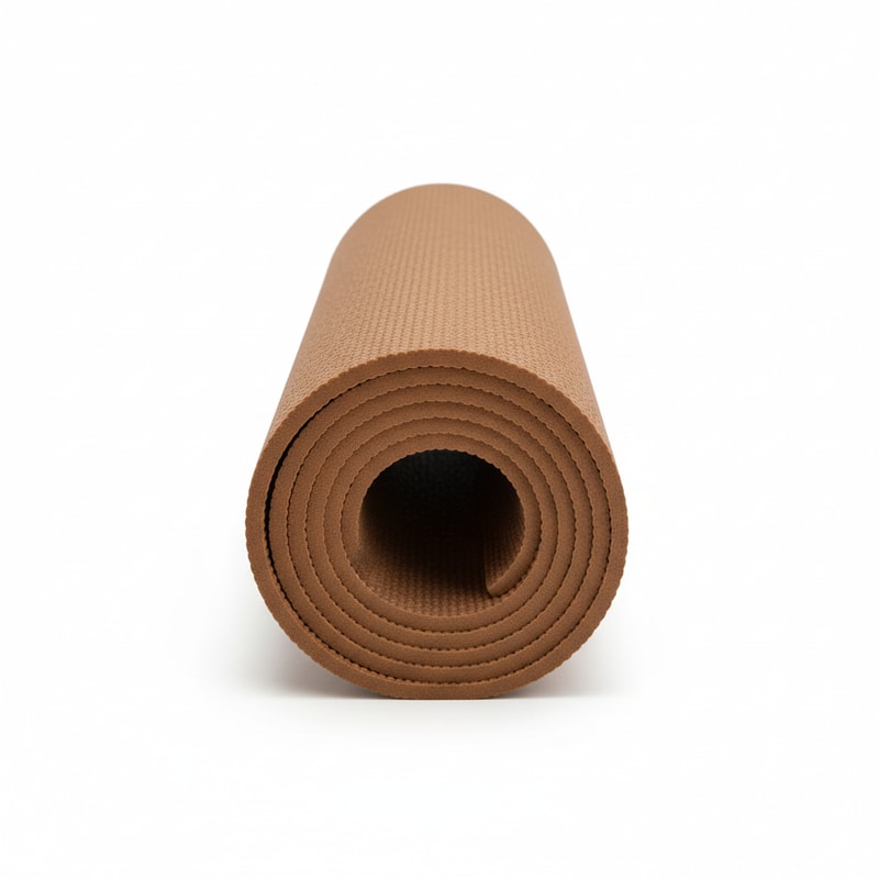 Durable Natural Rubber Yoga Mat with Closed-Cell Surface