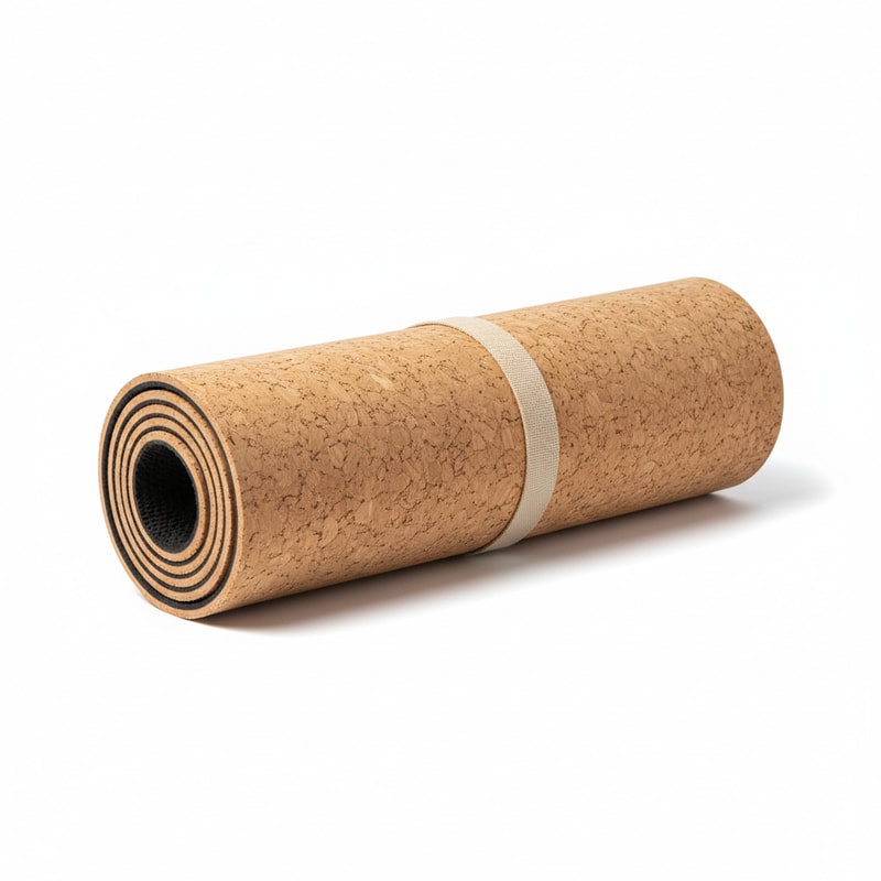 Sustainable Cork and Natural Rubber Yoga Mat for All Styles