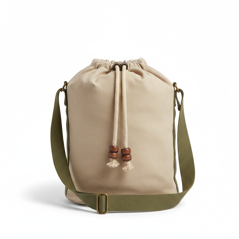 Durable Canvas Yoga Mat Carrier Bag with Adjustable Strap