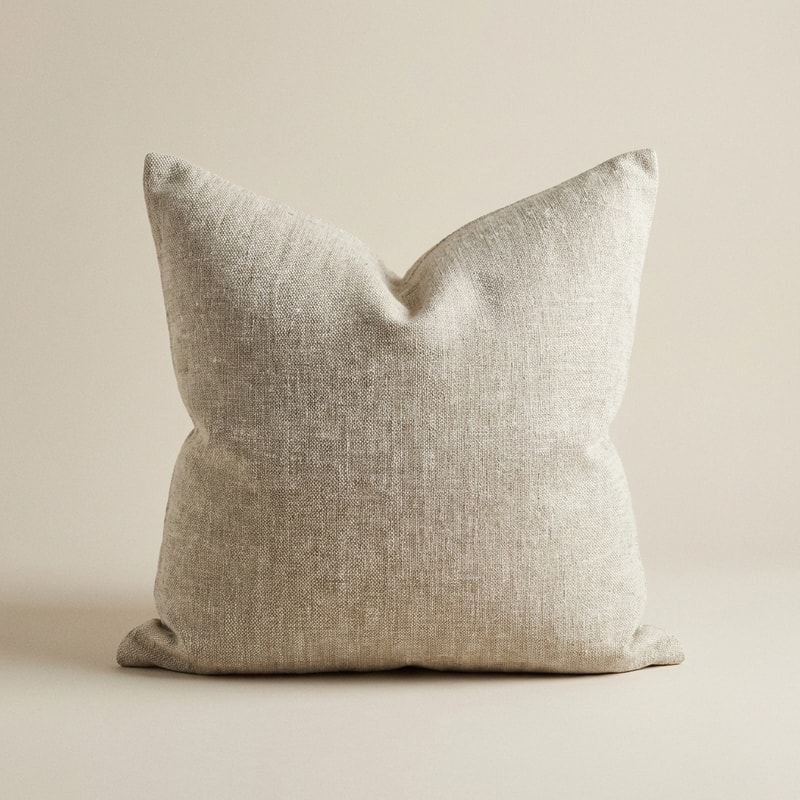 Neutral Tone Throw Pillow