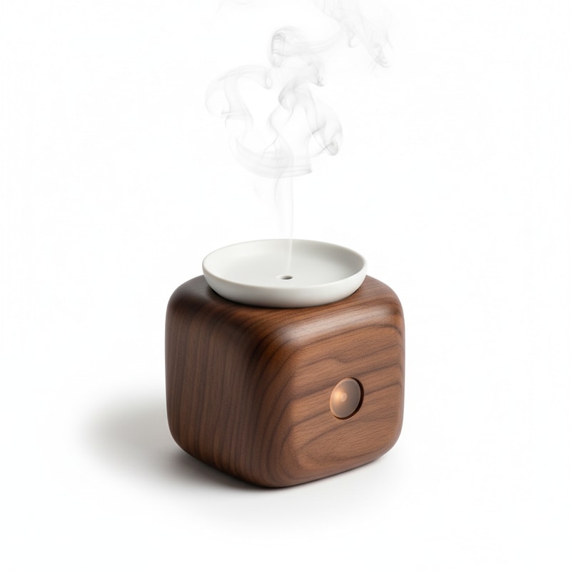 Elegant Wooden Aroma Machine and Home Display