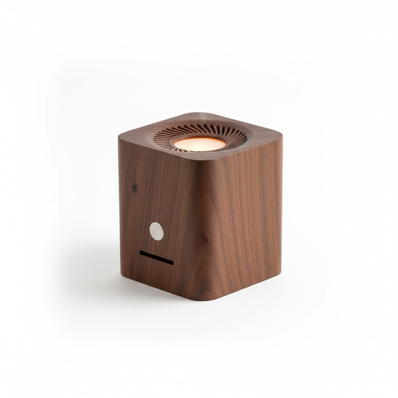 Solid Wood Electronic Fragrance Diffuser Decor