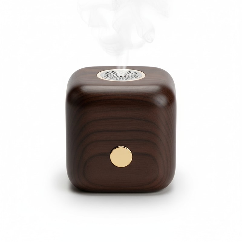 Polished Wood Fragrance Machine Home Ornament