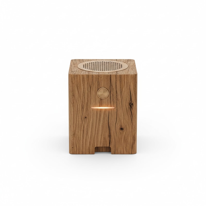 Rustic Wood Electronic Fragrance Diffuser for Homes