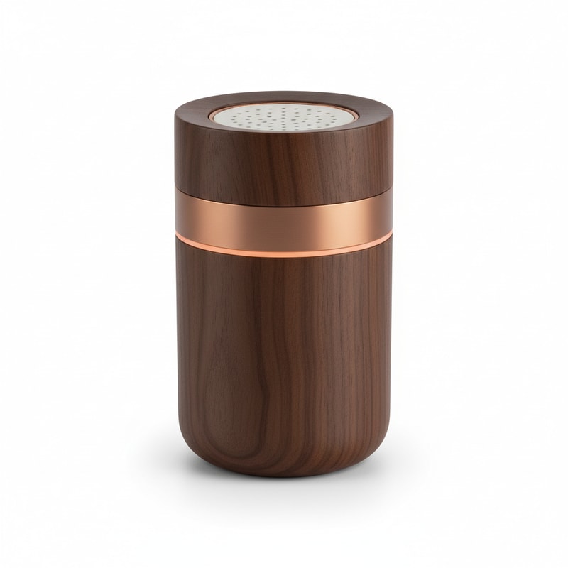 Elegant Wooden Fragrance Machine Home Accent