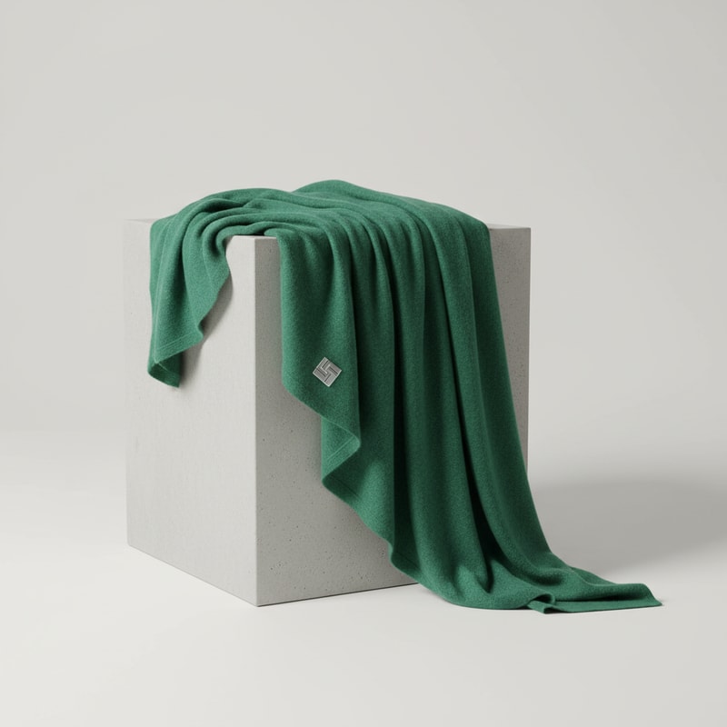 Veridian Cashmere Blend Throw
