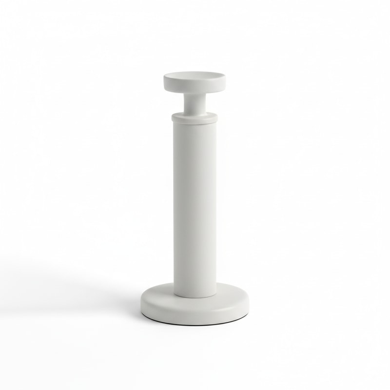 Freestanding Ceramic Toilet Paper Holder Stand - Compact Multiple Roll Storage