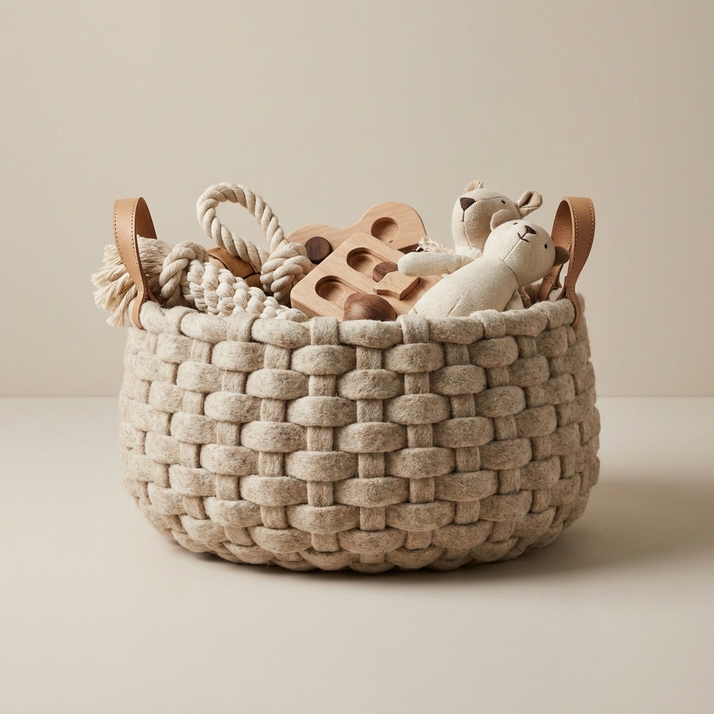 Pet Toy Storage Basket