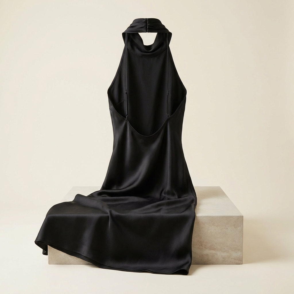 Backless Halter Dress