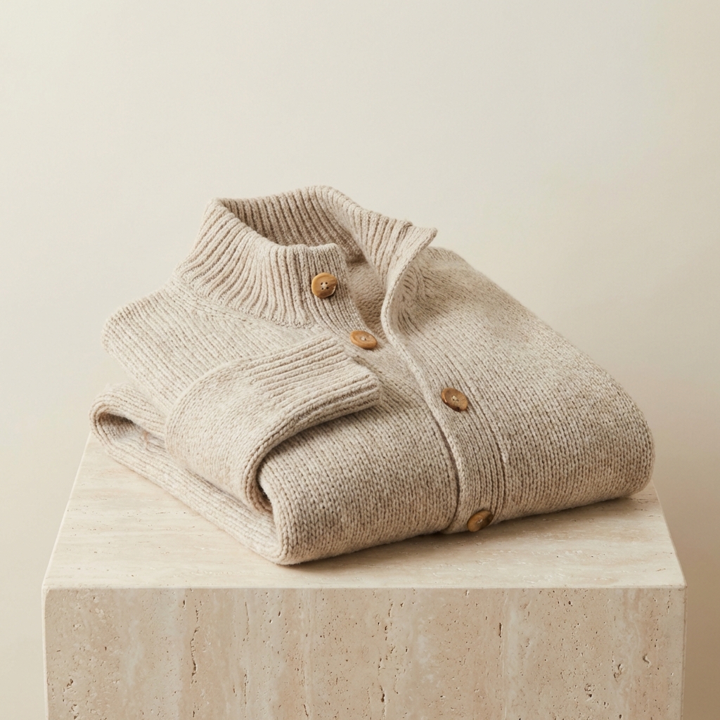 Button-Down Knit Cardigan