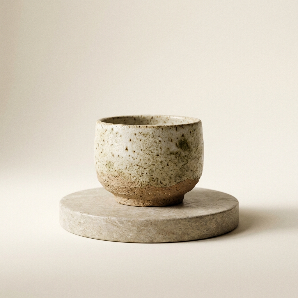 Textured Ceramic Tea Cup
