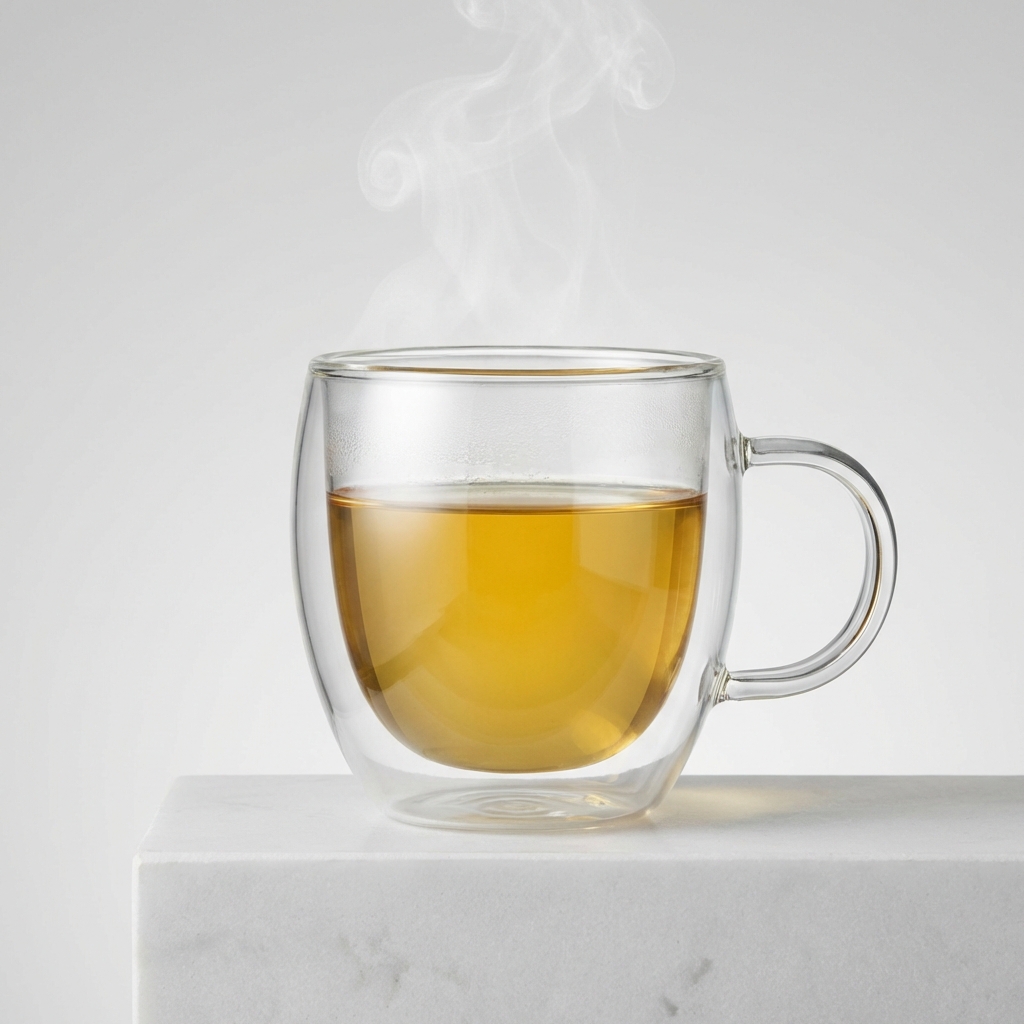 Insulated Glass Tea Cup