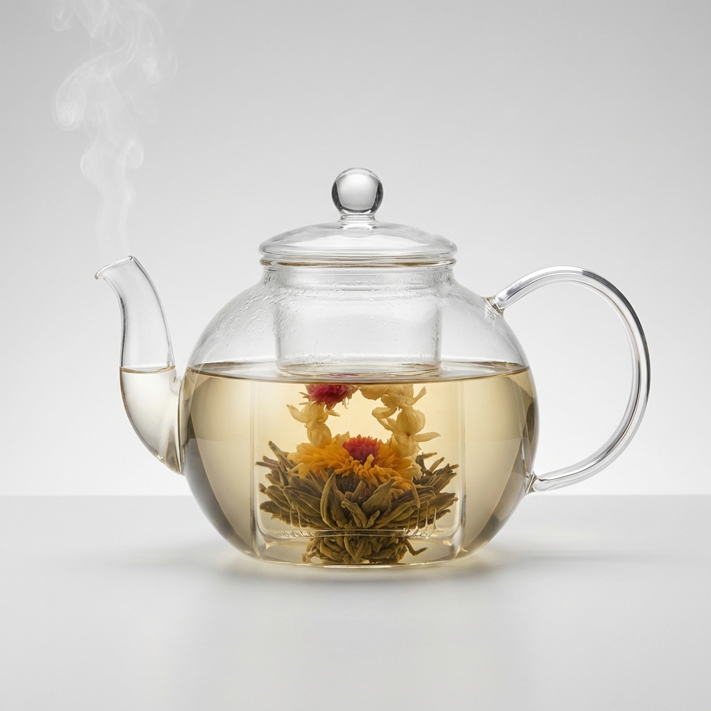 Heat-Resistant Glass Teapot