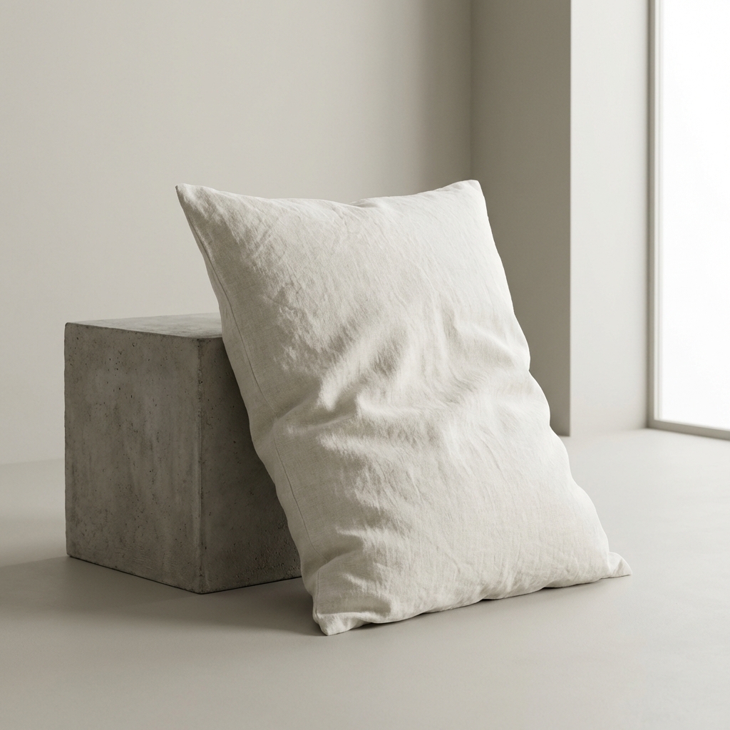 Minimal Linen Pillowcase