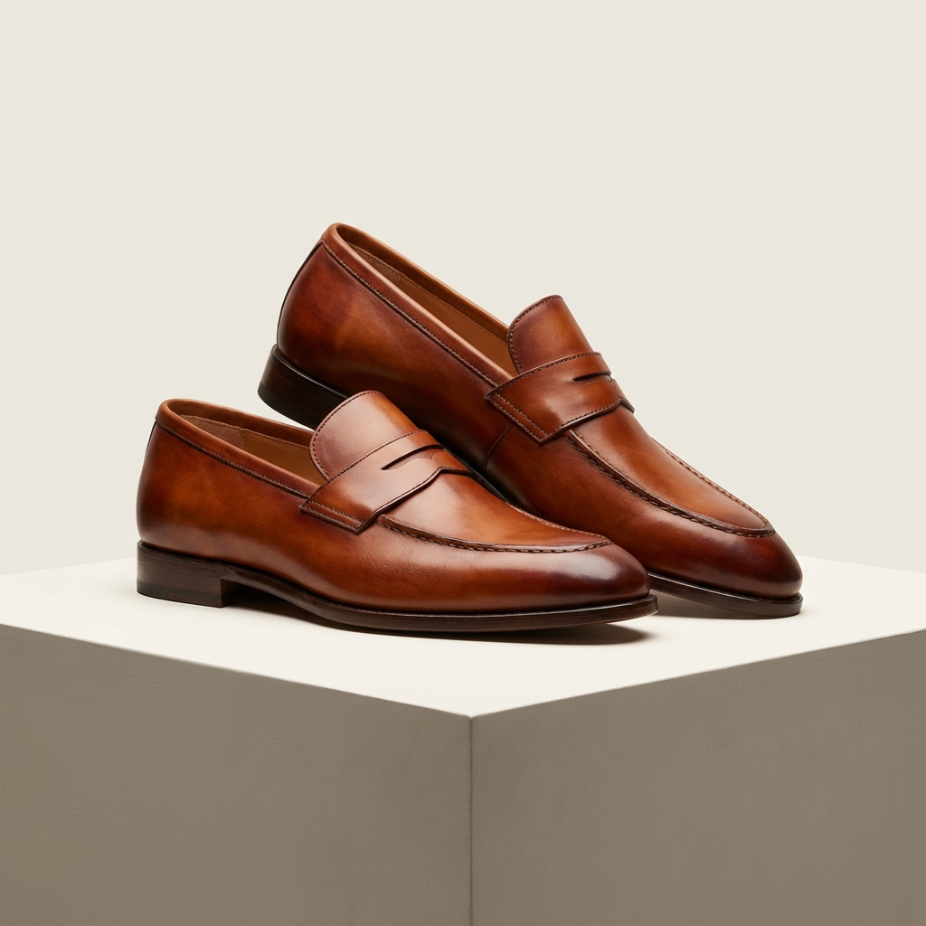 Auric Balance Leather Loafers