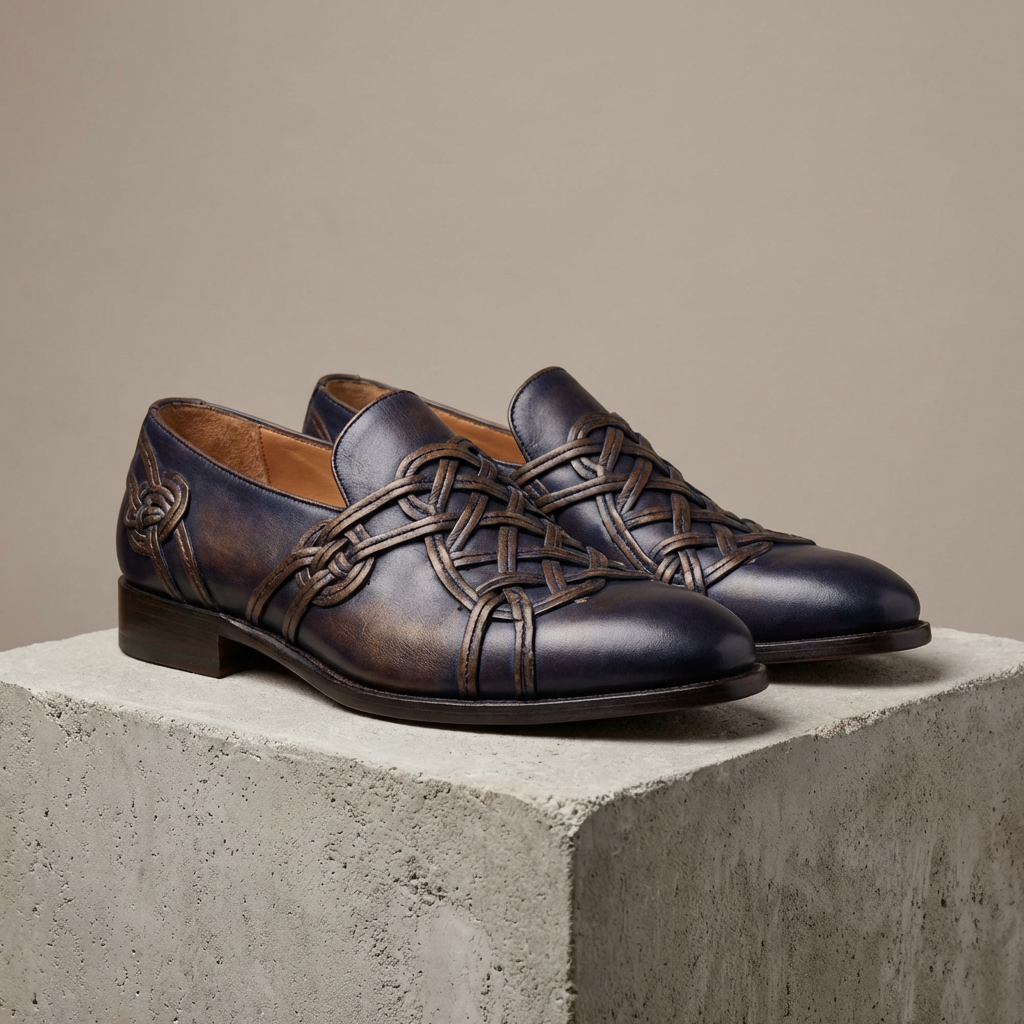 Celestial Knot Leather Shoes