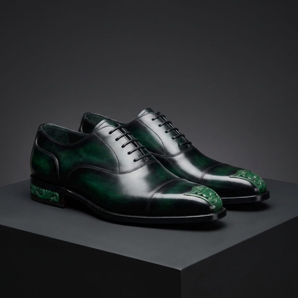 Black Jade Signature Oxfords